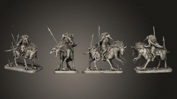 Military figurines (Lordsguard cavalry 01, STKW_9167) 3D models for cnc