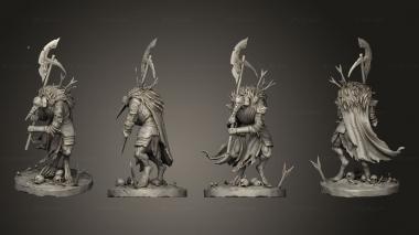 Military figurines Lordsguard pose 3d model
