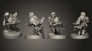 Military figurines LRDG 02 3d model
