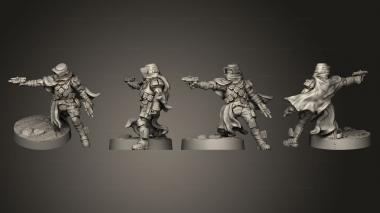 Military figurines LRDG 03 3d model
