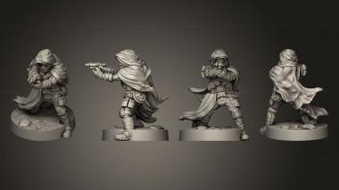 Military figurines LRDG v 3 3d model