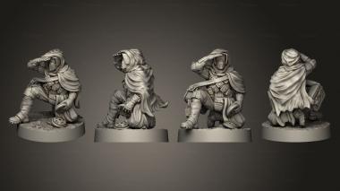 Military figurines LRDG 3d model