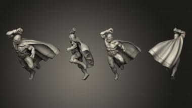Military figurines luchador 3d model