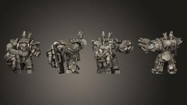 Military figurines Lucky Armored Boss A 3d model