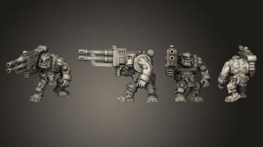 Military figurines Lucky Armored Scrap Gunners 03 3d model