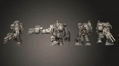 Military figurines Lucky Broozer Boss A 3d model