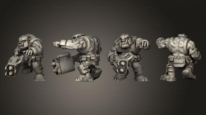 Military figurines (Lucky Broozer Tank Huntas 1, STKW_9198) 3D models for cnc