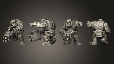 Military figurines Lucky Broozer Tank Huntas 1 3d model