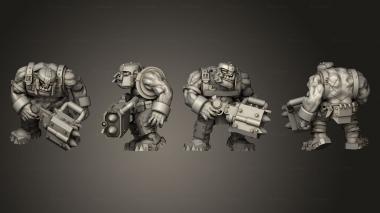 Military figurines Lucky Broozer Tank Huntas 2 3d model