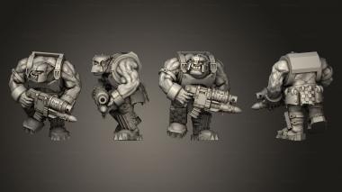 Military figurines Lucky Broozer Veterans  01 3d model