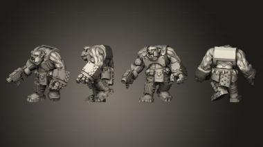 Military figurines Lucky Broozer Veterans  02 3d model