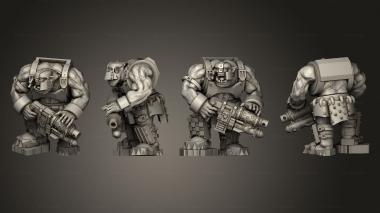 Military figurines Lucky Broozer Veterans  05 3d model