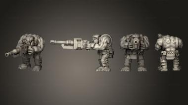 Military figurines Lucky Crew 01 3d model