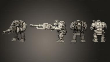 Military figurines Lucky Crew 3d model