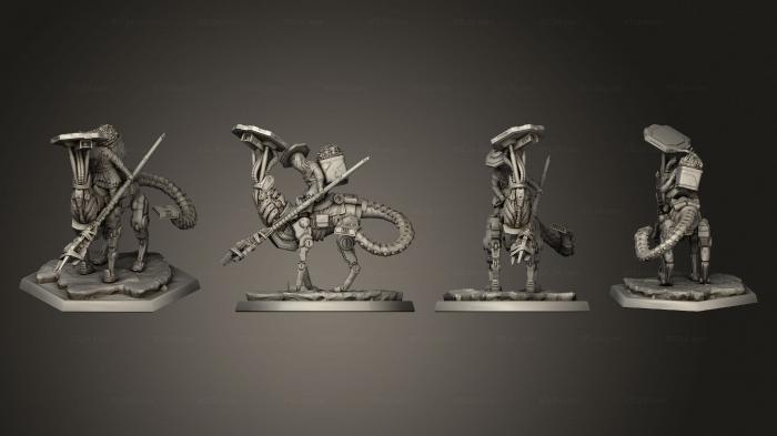 Military figurines (Lutba Robot Rider, STKW_9218) 3D models for cnc