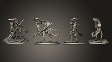 Military figurines Lutba Robot Rider 3d model