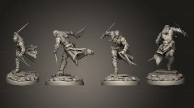 Military figurines lven Barbarian Bloodlust 3d model
