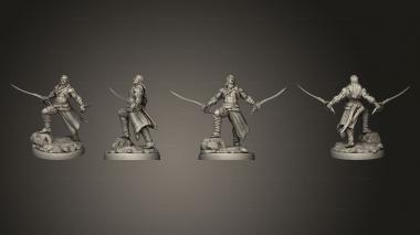 Military figurines lven Barbarian Screaming v 3 3d model
