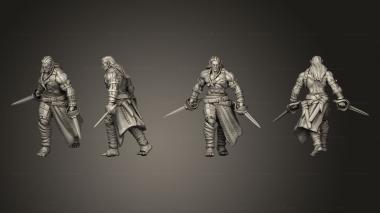 Military figurines lven Barbarian v 3 3d model
