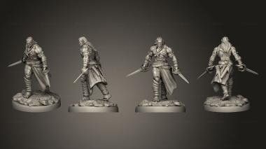 Military figurines lven Barbarian 3d model