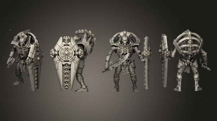 Military figurines (Lychguard Praetorian, STKW_9229) 3D models for cnc