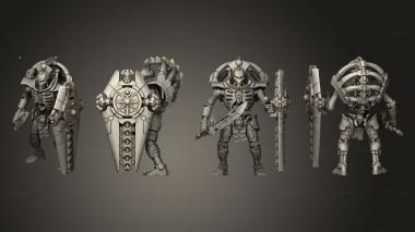 Military figurines Lychguard Praetorian 3d model