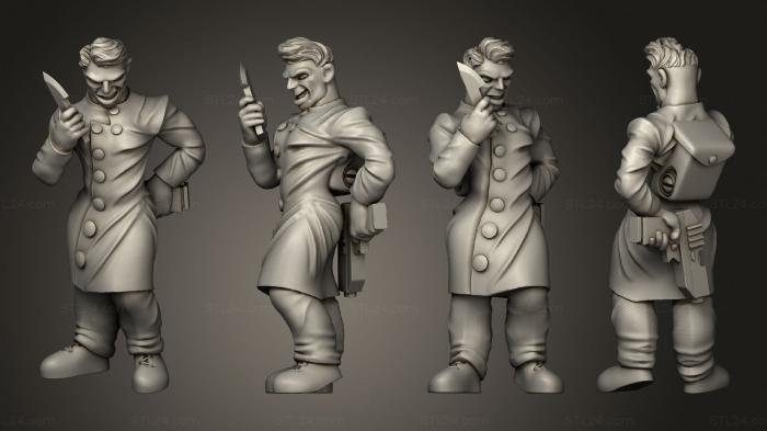 Military figurines (Mad Ripper Doc, STKW_9232) 3D models for cnc