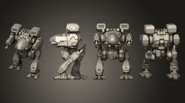 Military figurines Madcat Prime 4 3d model