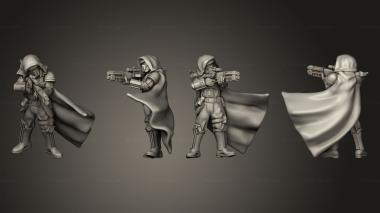 Military figurines Madox aming 3d model