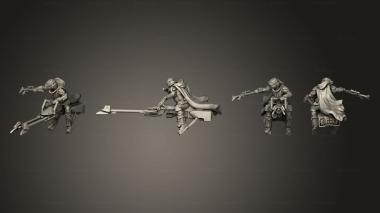 Military figurines Madox Bikers 2 3d model