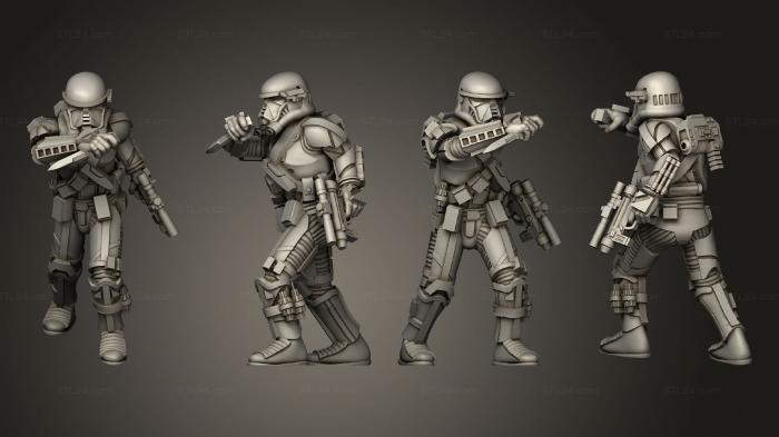 Military figurines (Madox coms 003, STKW_9250) 3D models for cnc
