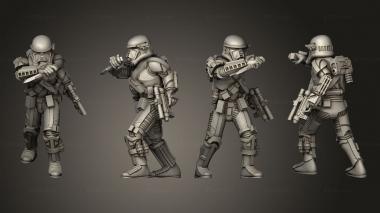 Military figurines Madox coms 003 3d model