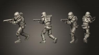 Military figurines Madox coms 006 3d model