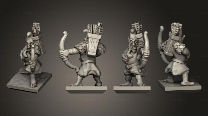 Military figurines (Magma Bow 5, STKW_9272) 3D models for cnc