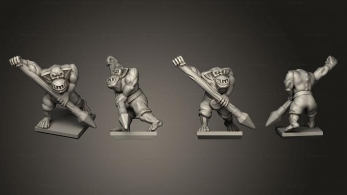 Military figurines (Magma Orc 08, STKW_9327) 3D models for cnc
