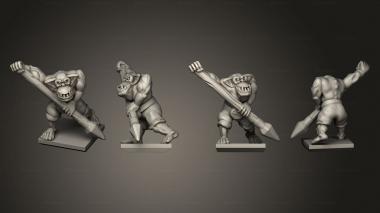 Military figurines Magma Orc 08 3d model