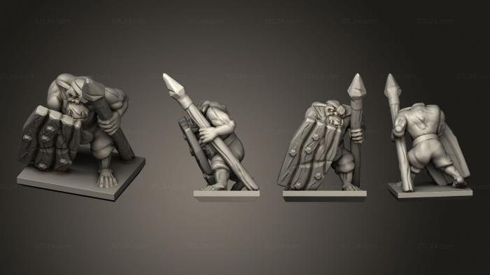Military figurines (Magma Orc 10, STKW_9329) 3D models for cnc