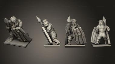 Military figurines Magma Orc 11 3d model