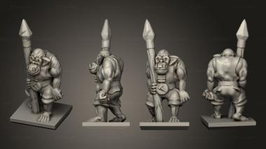 Military figurines Magma Orc 12 3d model