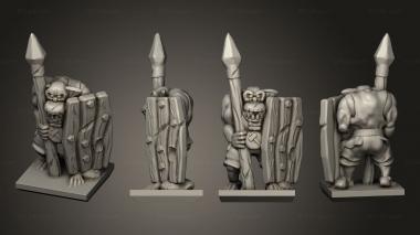 Military figurines Magma Orc 14 3d model