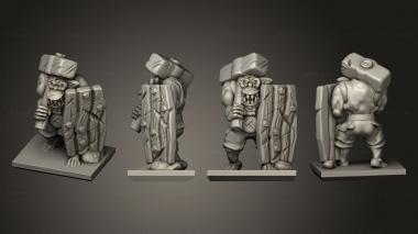 Military figurines Magma Orc 16 3d model