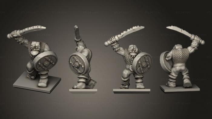 Military figurines (Magma Orc Championmerged, STKW_9337) 3D models for cnc