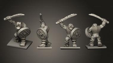 Military figurines Magma Orc Championmerged 3d model