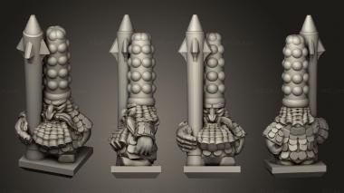 Military figurines Magma Rocketlauncher Crew 1 3d model