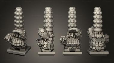 Military figurines Magma Rocketlauncher Crew 2 3d model