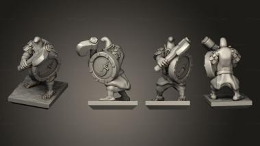 Military figurines Magma Shield 2 3d model
