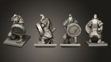 Military figurines Magma Shield 3 3d model