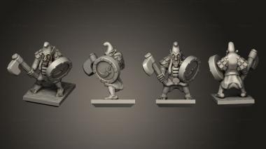 Military figurines Magma Shield 4 3d model