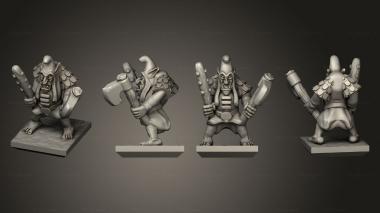 Military figurines Magma Shield 5 3d model