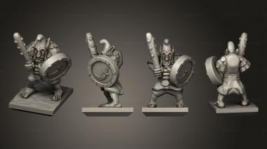 Military figurines Magma Shield 6 3d model